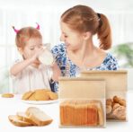 50 PCS Paper Bread Bags for Homemade Breads, 11 x 8.7 x 4.3 Inches Kraft Bakery Bags with Tin Tie Tab Lock Sourdough Bread Bags with Window Baked Foods Packaging Storage - Image 7