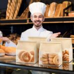 50 PCS Paper Bread Bags for Homemade Breads, 11 x 8.7 x 4.3 Inches Kraft Bakery Bags with Tin Tie Tab Lock Sourdough Bread Bags with Window Baked Foods Packaging Storage - Image 8