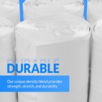 Reli. 40 to 45 Gallon Trash Bags Heavy Duty | 50 Trash Bags | Super Sizeable, Clear, Garbage for Serious Cleanup - Image 4