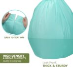 AYOTEE Compostable Trash Bags 13 Gallon Tall Kitchen, 45 Count Biodegradable Trash Bags 13 Gallon Garbage Bag, Large Compost Bag for Kitchen Bathroom Home Office - Image 6