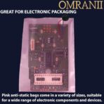 Pink Anti-Static Flat Bags, 2Mil 3" X 5" & 100 Bags | LDPE Material, Heat Sealable for Packaging Products | Ideal for Bakery, Deli, Snacks, and Commercial Use, Plastic Bag for Small Businesses - Image 5