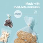 4" X 6" Open-End Flat Poly Bags (1000 Count) - 2 Mil Clear Plastic - No Adhesive Strip - For Packaging, Shipping, Storage - Spartan Industrial - Image 4