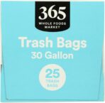365 by Whole Foods Market, Flextra Strength Drawstring Trash Bags, 30 Gallon, 25 Count - Image 5