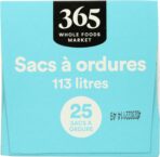 365 by Whole Foods Market, Flextra Strength Drawstring Trash Bags, 30 Gallon, 25 Count - Image 6