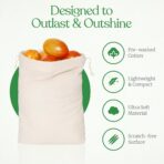 Greenmile Organic Cotton Reusable Produce Muslin Bags - Image 3