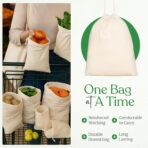 Greenmile Organic Cotton Reusable Produce Muslin Bags - Image 6