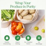 Greenmile Organic Cotton Reusable Produce Muslin Bags - Image 8