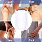 5 Pack Refillable Ice Bags with Clamp Closure 6-1/2 x 14 Reusable Medical ice Packs for Injuries Easy Filling Hospital Icepack with Soft Outer Covering with Leak Proof Closure, Super Soft Inner Layer - Image 6