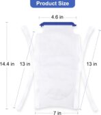5 Pack Refillable Ice Bags with Clamp Closure 6-1/2 x 14 Reusable Medical ice Packs for Injuries Easy Filling Hospital Icepack with Soft Outer Covering with Leak Proof Closure, Super Soft Inner Layer - Image 8