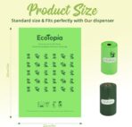 Tear-Free Biodegradable Dog Poop Bags, 240 Compostable Pet Waste Bags Rolls, Plant-Based & Plastic-Free, Extra Thick Leakproof, Unscented, ASTM D6400 & EN 13432 Compliant,Light Green - Image 6