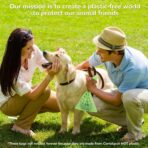 Tear-Free Biodegradable Dog Poop Bags, 240 Compostable Pet Waste Bags Rolls, Plant-Based & Plastic-Free, Extra Thick Leakproof, Unscented, ASTM D6400 & EN 13432 Compliant,Light Green - Image 9