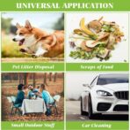 13 Gallon 120 Counts Strong Trash Bags Tall Kitchen Garbage Bags by Teivio, 12 Gallon 13 Gallon 14 Gallon, Multi-Use Bin Liners, Plastic Bags for Home Office Kitchen Yard Industrial, Clear - Image 6