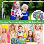 Outus 30 Pcs Sports Goodie Bags Sports Party Favors Soccer Baseball Football Basketball Themed Treat Candy Paper Gift Bags for Birthday Baby Shower Party Supplies Decoration, 9.45 x 5.12 x 3.15 Inches - Image 6