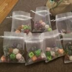 50Pcs White Organza Bags 3x4 Inch, Small Sheer Wedding Party Favor Bags with Drawstring, Mesh Jewelry Gift Bags Christmas Candy Pouches - Image 6