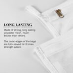 Reusable Mesh Laundry Bags, Delicates Garment Washing Bags for Travel/College, Durable Zipper Closure (2 Large 1 Medium) - Image 5