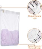 Reusable Mesh Laundry Bags, Delicates Garment Washing Bags for Travel/College, Durable Zipper Closure (2 Large 1 Medium) - Image 7