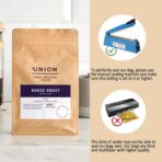 Resealable Side Zipper Coffee Bags with Degassing Valve, High Barrier Natural Kraft Coffee Pouches with Aluminum Foil Liner, Ziplock Food Storage Bags, Longer Shelf Life (50, 4oz/0.25lb) - Image 8