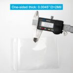 2''x 3'', (Pack of 200) Small Clear Poly Zipper Bags, Reclosable Zipper Lock Storage Plastic Bags for Jewelry, Beads, Screws & Small Items - Image 5