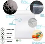 2''x 3'', (Pack of 200) Small Clear Poly Zipper Bags, Reclosable Zipper Lock Storage Plastic Bags for Jewelry, Beads, Screws & Small Items - Image 6