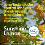 Glad ForceFlex MaxStrength LeakGuard Trash Bags, 13 Gal, Sunshine Lemon Scent, 90 Ct (Pack May Vary) - Image 8