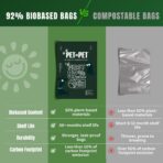 Pet N Pet 180 Counts Dog Poop Bags Rolls, 92% Plant Based Poop Bags for Dogs, Leak Proof Thick Doggie Poo Bag, Unscented Cat & Dog Waste Bag - Image 4