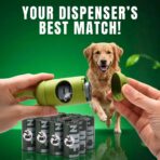 Pet N Pet 180 Counts Dog Poop Bags Rolls, 92% Plant Based Poop Bags for Dogs, Leak Proof Thick Doggie Poo Bag, Unscented Cat & Dog Waste Bag - Image 7