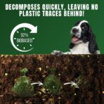 Pet N Pet 180 Counts Dog Poop Bags Rolls, 92% Plant Based Poop Bags for Dogs, Leak Proof Thick Doggie Poo Bag, Unscented Cat & Dog Waste Bag - Image 10