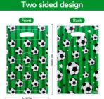 PintreeLand 40PCS Soccer Goodie Bags, Plastic Birthday Party Favors Bags for Football Sport Theme - Image 3
