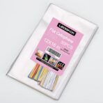 50 pcs Clear Cellophane Gift Bags,12"X 16" Large Clear Cellophane Treat Bags with 6 Mix Colors Twist Ties for Gift Baskets Wedding,Valentines Gift,Party Favor Baby Showers,Bakery,Toy Wrapping - Image 8