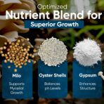 Surfin' Spores 4-Pack Mushroom Grain Bags | 1lb Sterile Grain Spawn Bags for Growing w/Self-Healing Injection Port | Milo Grain Infused w/Oyster Shell and Gypsum (4-Pack) - Image 3