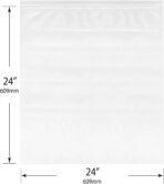 Plymor 24" x 24" (Pack of 50), 6 Mil Industrial Duty Zipper Reclosable Plastic Bags - Image 3