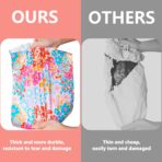 POLYSELLS 100pcs 10x13 Inches Poly Mailers Waterproof & Tear Resistant Mailing Envelopes, Cute Small Business Bags for Clothes, Gifts - Flowers - Image 4