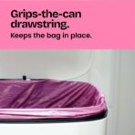 Glad Tall Kitchen Trash Bags 13 Gallon, MaxStrength Cherry Blossom Garbage Bags, Drawstring, 90 Count - Image 7