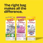 Glad Tall Kitchen Trash Bags 13 Gallon, MaxStrength Cherry Blossom Garbage Bags, Drawstring, 90 Count - Image 10