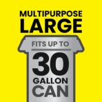 Glad ForceFlex Heavy Duty Large Trash Bags, Hold 80+ lb, 30 Gal, 25 Ct (Package May Vary) - Image 7