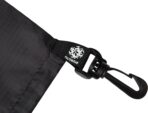 PALTERWEAR Drawstring Bag - Cinch and Ditty Pouch with Clip for Travel, Wardrobe, Outdoors - Set of 5 (Black, 8 x 11 inch) - Image 9