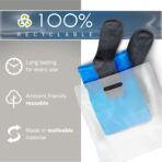 Clear Merchandise Plastic Shopping Bags - 100 Pack 20" x 20" with 2 mil Thick Extra Large Retail Bags - Die Cut Handles - Ideal for Large Packages, Children Toys - Color Clear - Recyclable - Image 7