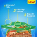 Ziploc Sandwich Bags with New Grip 'n Seal Technology, 40 Count - Image 7