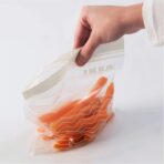 IKEA Istad Plastic Freezer Bag, Yellow/White - Image 3