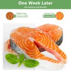 Vacuum Sealer Bags Rolls Compatible with FoodSaver 4-Pack 11" x 25' Vacuum Seal Rolls Fit Inside Machine Double-Side Embossed BPA-Free Bags for Sous Vide or Food Storage (Total 100 Feet) - Image 8