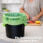 100% Compostable XL Pet Waste Bag (120 ct.) Plant-Based Biodegradable Cat Litter Poop Bags Doggy Poop Bags with Handles Compost Liners US BPI ASTM D6400 & OK Compost Home Certified (120 ct) - Image 8