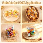 PigPotParty Cookie Bags 4''x 6", 100 Pcs Self Sealing Cellophane Treat Bags, Small Clear Plastic Goodie Bag for Gift, Snack, Party Favor, Candy - Image 6
