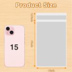 PigPotParty Cookie Bags 4''x 6", 100 Pcs Self Sealing Cellophane Treat Bags, Small Clear Plastic Goodie Bag for Gift, Snack, Party Favor, Candy - Image 7