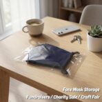 Wowfit 200 Count 5x7 Inch Clear Cellophane Plastic Bags, Resealable Self-Sealing Cello Bags Good for Cookies, Decorative Wrappers, Party Favors, Candy and More - Image 9