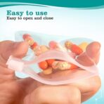 36 Packs Pill Pouch Bags BPA Free Pill Bags 12mil 3 x 2.75 Inch Transparent Small Zip Reusable Drug Bags Seal Zipper Pill Pouches for Travel Medicine Organizer, Jewelry, Small Craft Pieces - Image 3