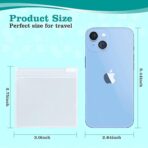 36 Packs Pill Pouch Bags BPA Free Pill Bags 12mil 3 x 2.75 Inch Transparent Small Zip Reusable Drug Bags Seal Zipper Pill Pouches for Travel Medicine Organizer, Jewelry, Small Craft Pieces - Image 4