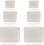 DoubleTrip Packing Cubes for Suitcases Carry on Luggage Organizer 6 Set Travel Accessories Lightweight Storage Bag Space Saver Clothes Pouch Large - Image 3