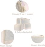 DoubleTrip Packing Cubes for Suitcases Carry on Luggage Organizer 6 Set Travel Accessories Lightweight Storage Bag Space Saver Clothes Pouch Large - Image 5