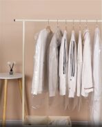 10 Packs Plastic Dry Cleaner Bags, 60x90CM/23.6 x 35.4 Inch Clear Dry Cleaners Dust-Proof Bags for Clothes Garment Bags Clothing Protector Covers for Dry Cleaner, Home Storage, Travel, Moving - Image 3