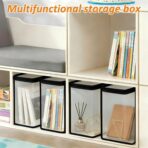 20 Pack Clear Storage Bags PVC Organizing Bags with Zippered Storage Organizer with Portable Handheld Waterproof Bags for Building Blocks Puzzles Stationery Books - Image 8